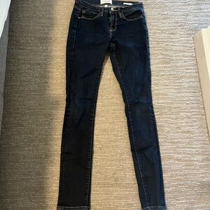 Frame Denim Blue Skinny Jeans Classic Fit